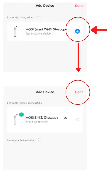 MOBI Ear Nose and Throat WiFi Otoscope HD Camera - Fig 10