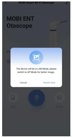 MOBI Ear Nose and Throat WiFi Otoscope HD Camera - Fig 12