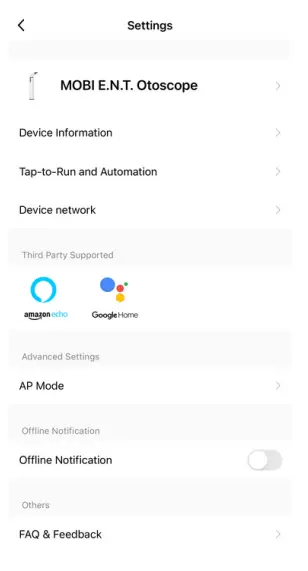 MOBI Ear Nose and Throat WiFi Otoscope HD Camera - Fig 14