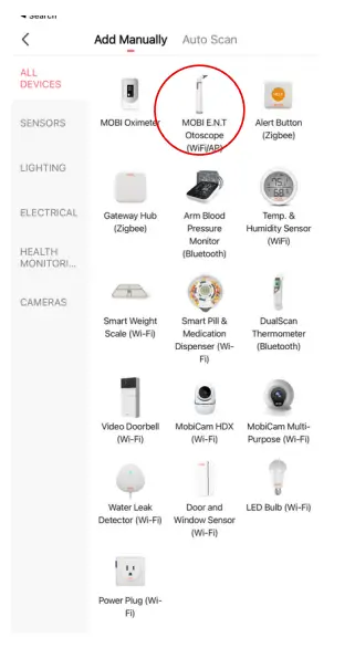 MOBI Ear Nose and Throat WiFi Otoscope HD Camera - Fig 5