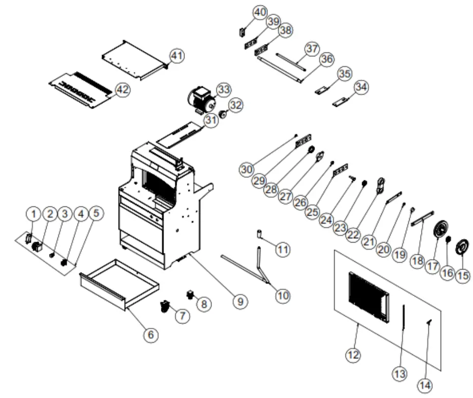 SPARE PART LIST-EXPLODING DRAWING