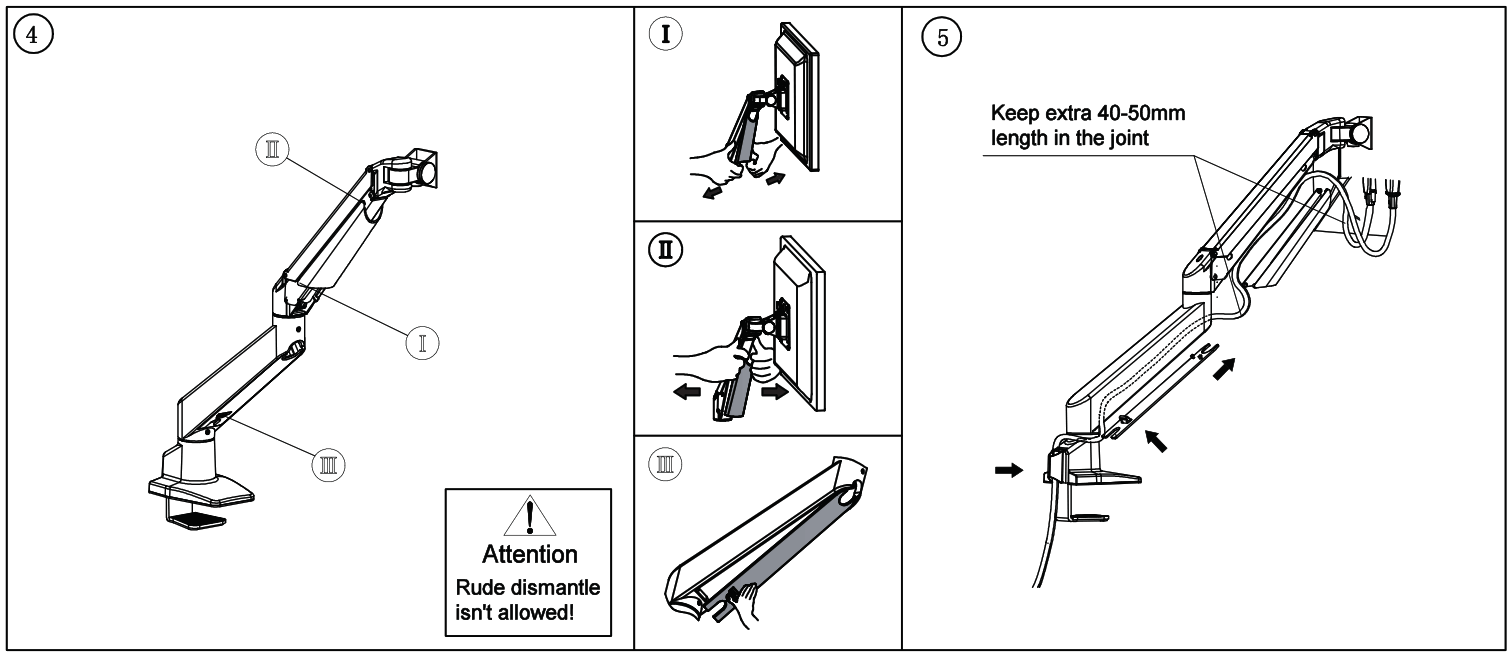 MULTIBRACKETS 7350105213274 M Gas Lift Arm Samsung G7 Single Black - fig10