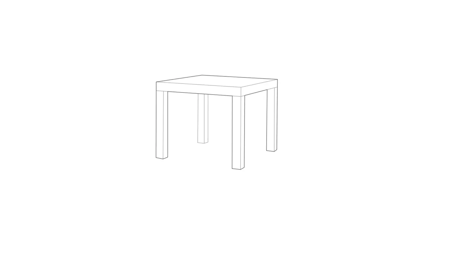 Ikea Lack Table Holiday Gingerbread Furniture Kit Instruction Manual