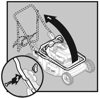 POULAN PRO 625EXi Series 21 Inch Push Walk Behind Mower - SETUP 1