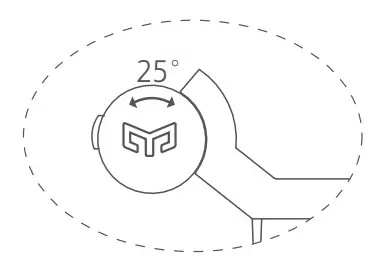 YEELIGHT YLTD003 Display Hanging Lamp - Adjustment
