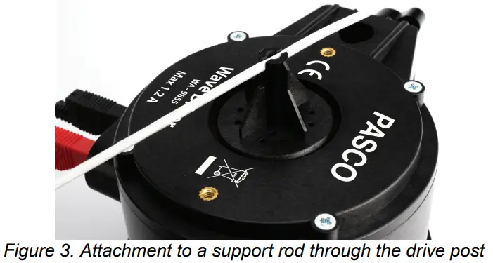 PASCO WA-9855 Wave Driver - drive post1