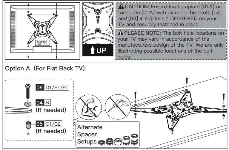PERLESMITH-PSMFK1-Full-Motion-TV-Mount-Instruction-FIG-11