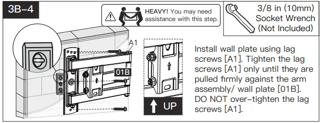 PERLESMITH-PSMFK1-Full-Motion-TV-Mount-Instruction-FIG-19