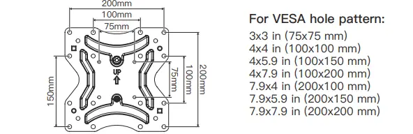 PERLESMITH-PSMFK1-Full-Motion-TV-Mount-Instruction-FIG-7