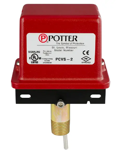 POTTER PCVS Series Control Valve Supervisory Switch
