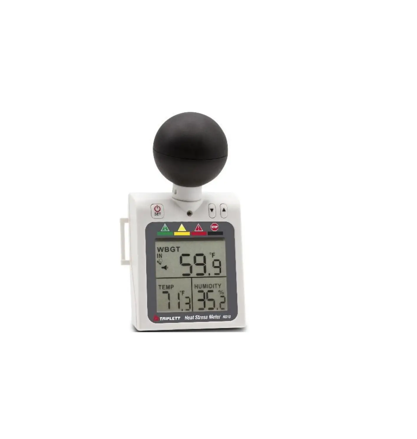 Triplett Hs10 Heat Stress Meter Wet Bulb Global Temperature And Heat Index Monitor User Manual Triplett Hs10 Heat Stress Meter Wet Bulb Global Temperature And Heat Index Monitor User Manual