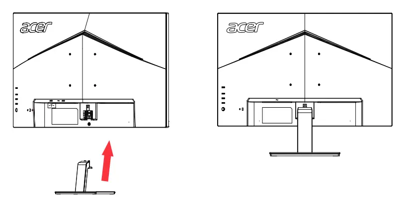 Acer V277K LCD Monitor - Base