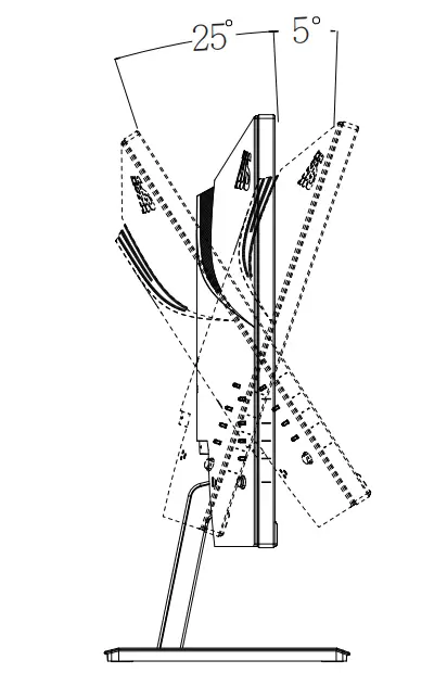 Acer V277K LCD Monitor - adjustment
