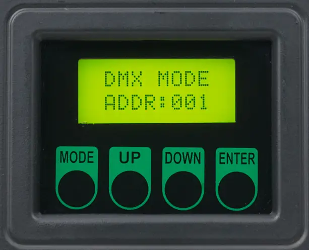 LCD CONTROL PANEL DISPLAY