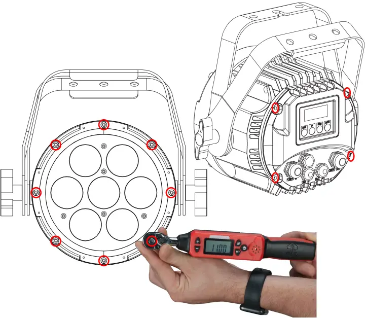 TORQUE SETTINGS FOR SCREWS