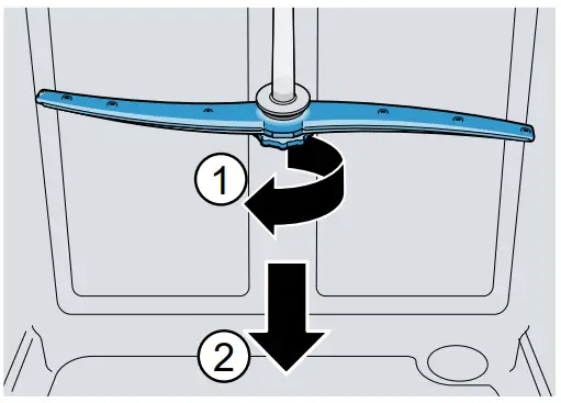 BOSCH SMS4HMW00G Dishwasher - Cleaning filters 3