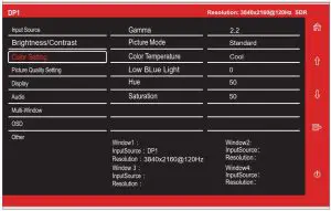 FIG 17 COLOUR SETTINGS