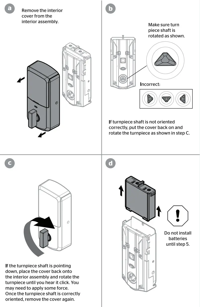 Kwikset 67609-002 Halo Wi-Fi Touchscreen Smart Lock -ASSEMBIY