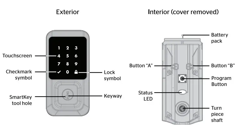 Kwikset 67609-002 Halo Wi-Fi Touchscreen Smart Lock -HALO