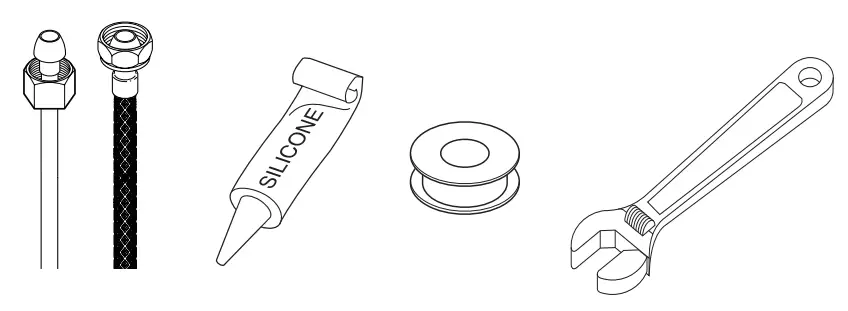 DELTA 21715LF Two Handle Washerless Kitchen Faucet - figure 3