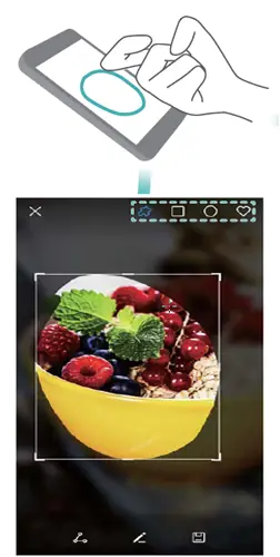 Capturing part of the screen