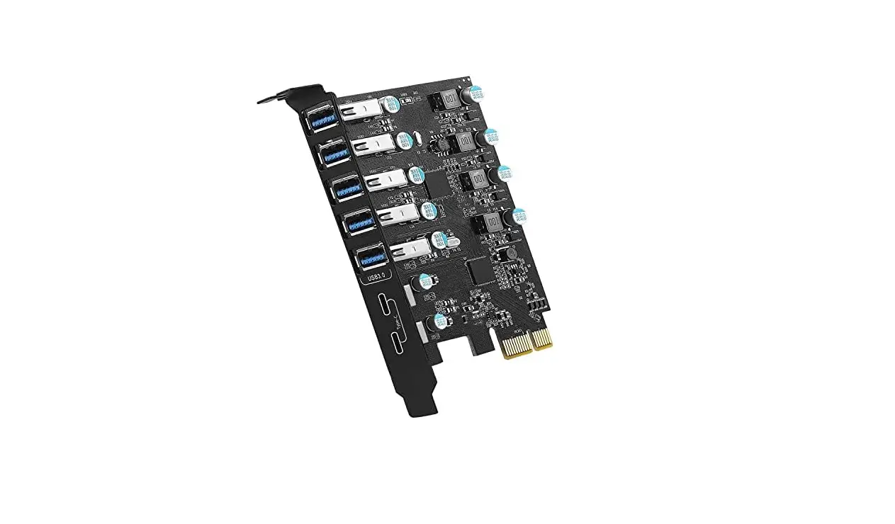 Febsmart Fs-u7-pro 7-port Pci Express Usb 3.0 Expansion Card User Manual