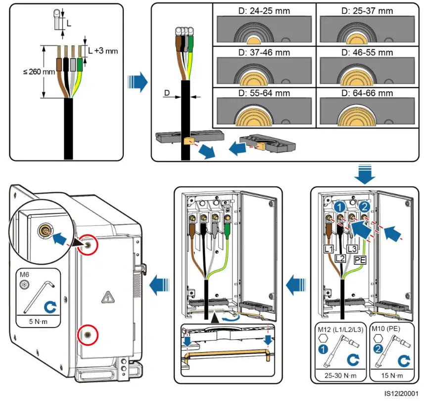 HUAWEI SUN2000-100KTL Series 100kVA Three-Phase Network Connection Inverter - Multi-core