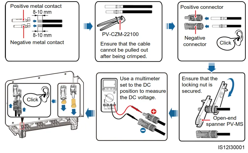 HUAWEI SUN2000-100KTL Series 100kVA Three-Phase Network Connection Inverter - input power cable