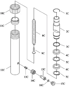 PITTSBURGH 94681 Hydraulic Auto Body Frame Repair Kit Owner's - Spring