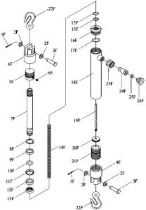 PITTSBURGH 94681 Hydraulic Auto Body Frame Repair Kit Owner's - Spring4