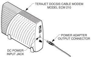 Connecting the Power Adapter