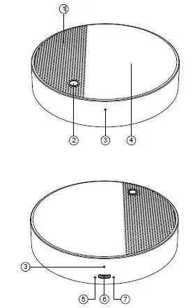 LEXONOSLODG Oslo Energy Wireless Charging Station and 5W Bluetooth Speaker fig1