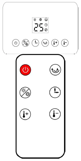 air choice KPT-173ND Indoor Electric Space Heater Instruction Manual-3
