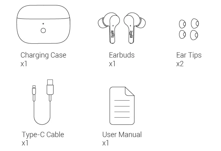 Shenzhen Grandsun Electronic GS1352 True Wireless Noise Canceling Earbuds-1