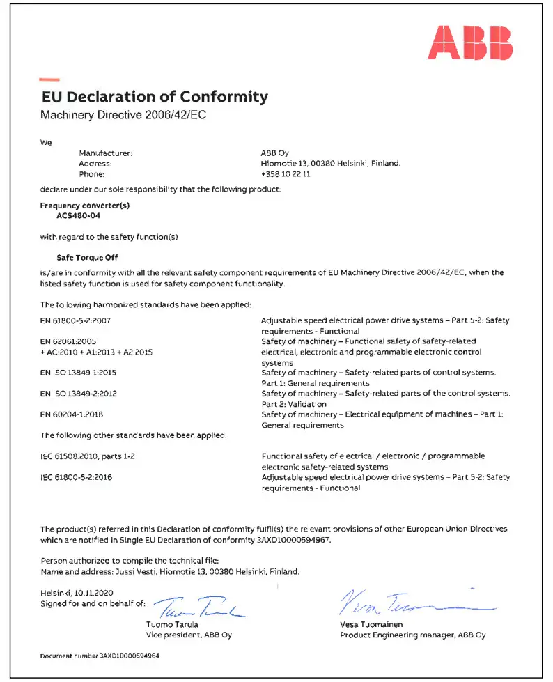 ABB ACS480 Inverter Drive - figure 18