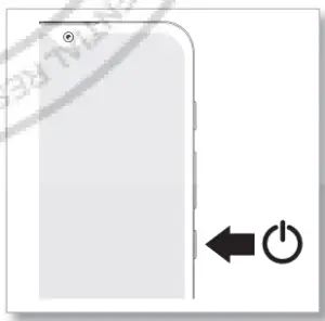 motorola E20 Moto Smart Phone - Power button