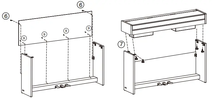 MEDELI CP203 Compact Piano - stand