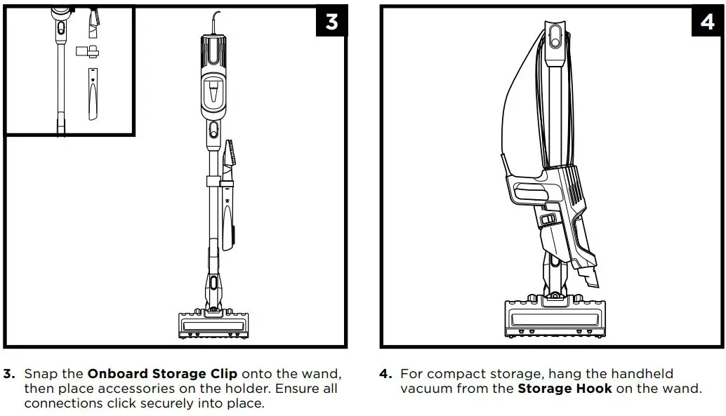 Shark HS150 Series UltraLight Pet Plus Corded Stick Vacuum Owner's Manual - ASSEMBLY
