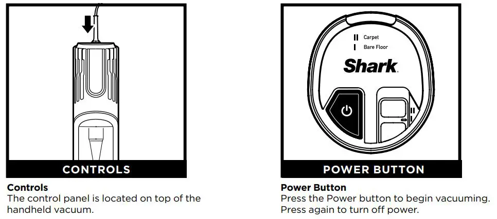 Shark HS150 Series UltraLight Pet Plus Corded Stick Vacuum Owner's Manual - SETTINGS