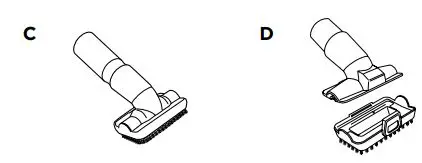 Shark HS150 Series UltraLight Pet Plus Corded Stick Vacuum Owner's Manual - Upholstery Tool