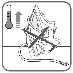 Rowenta DW9250 170Watt Auto Shut Off Sole Plate Steam - Storing