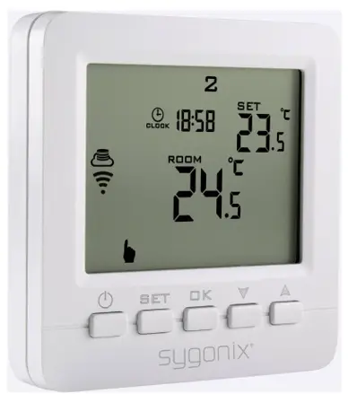 sygonix 2250410 Heating Thermostat with Wi Fi and Sensor