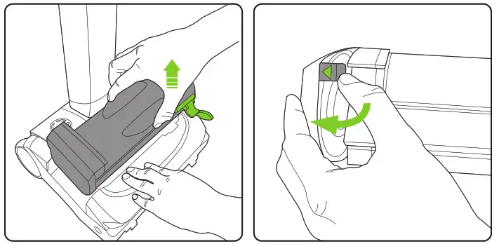 Gtech AR Series Cordless Pet Vacuum Cleaner- Emptying the bin