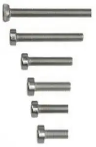 a close up of a screw