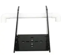 a room with white walls