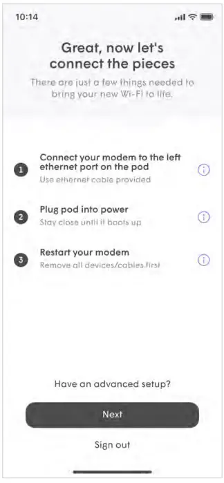 Plume G1A SuperPod Aon WiFi System - Step 4