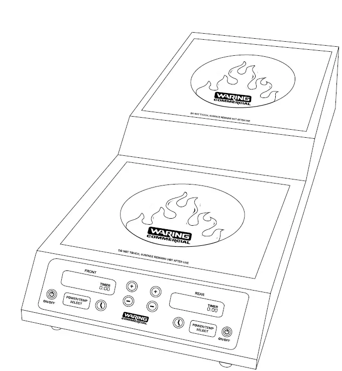 WARING COMMERCIAL WIH800 Commercial Induction Range prod