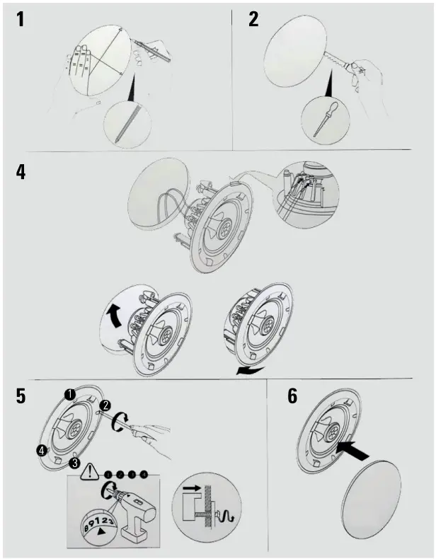 Nikabe 23843 Ceiling Speaker - fig