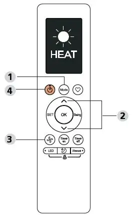 Midea MPPD25C Remote Controller fig11