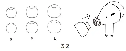 motorola SH068 Moto Buds-S ANC True Wireless Earbuds - audio